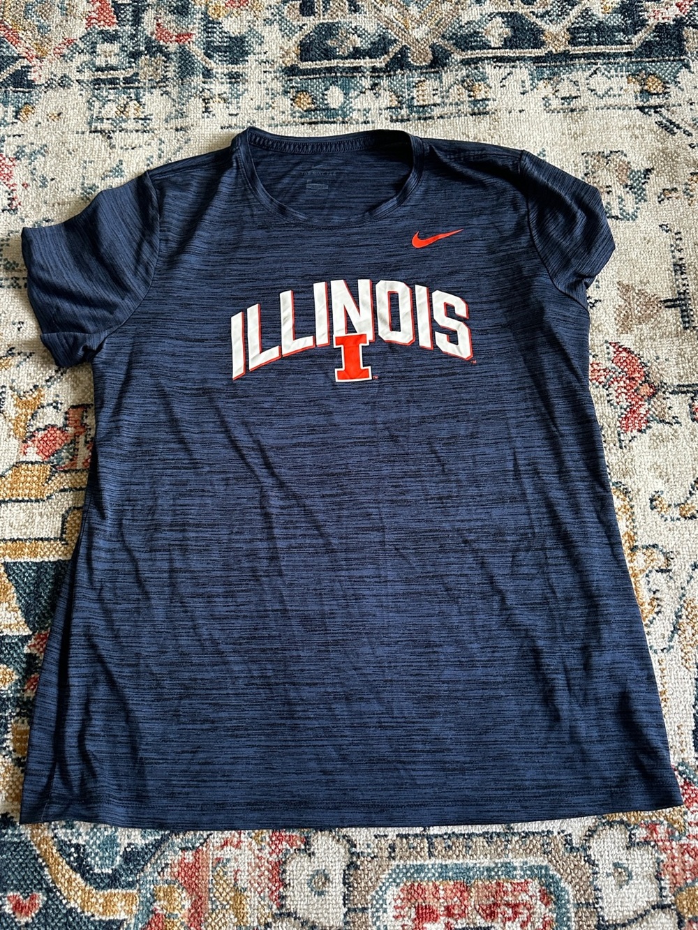 Nike Navy Illinois Graphic Tee